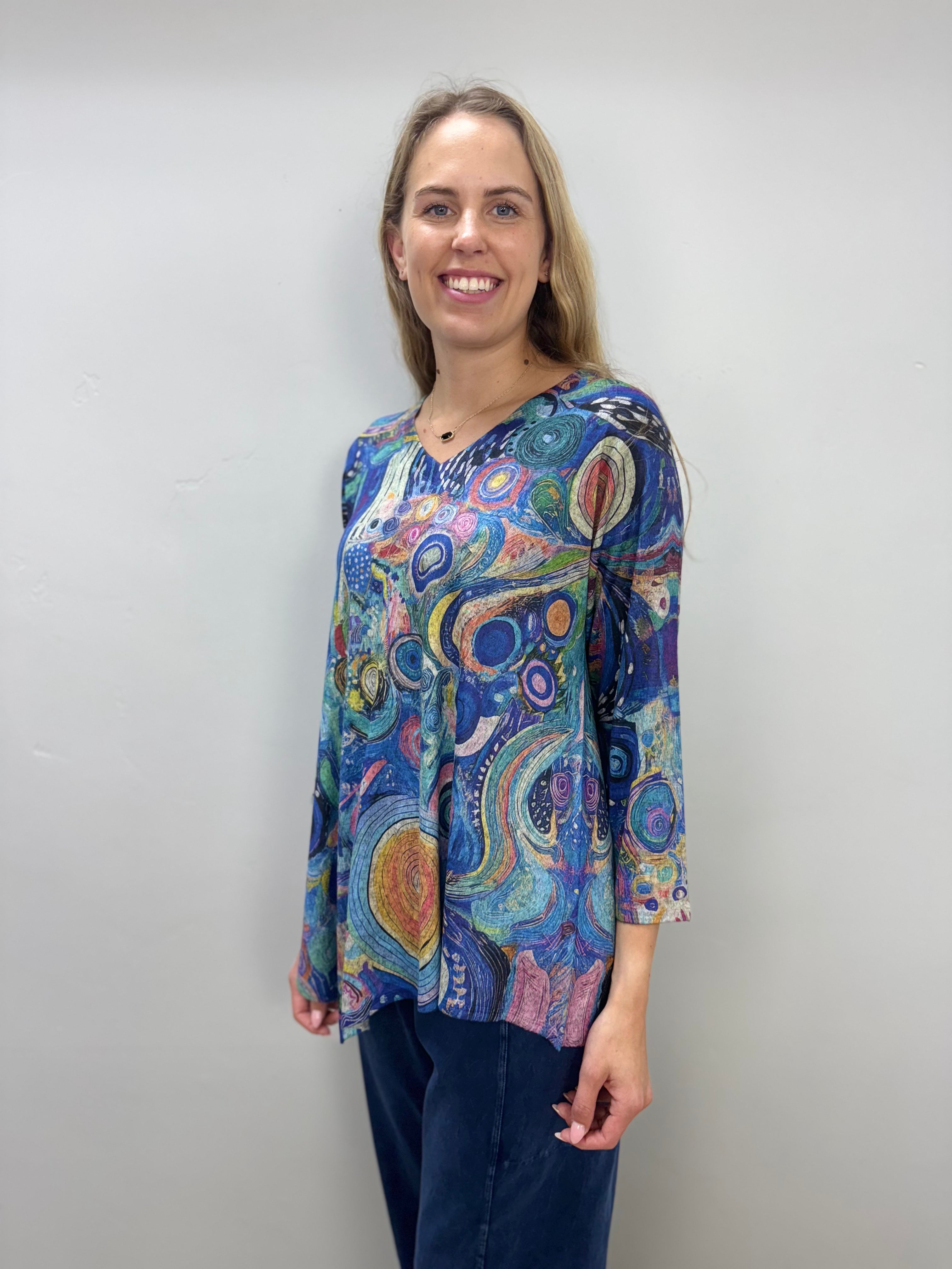 トップス Low classic HOLE POINT PRINT TOP トップス Low classic HOLE POINT PRINT TOP LOW CLASSIC