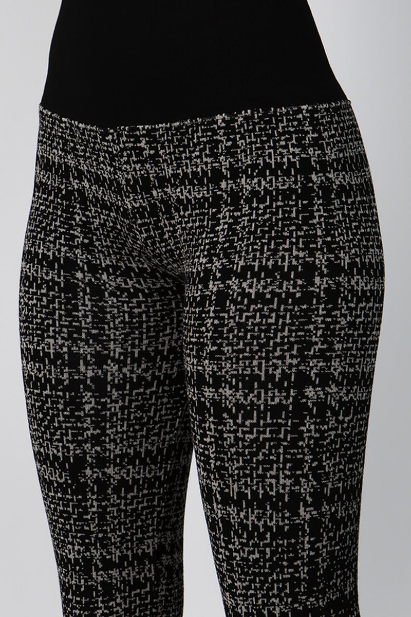 B4402 Ombre High Waist Cross Stitch Jacquard Sweater Legging – Twist  Boutique