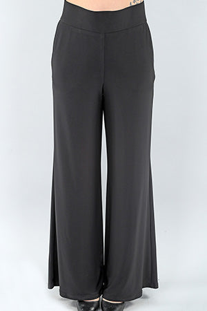 Black Wide Leg Pant with Pockets