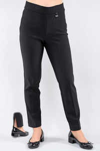 Black Pant 28" Inseam with 2" Waistband and Back Slits