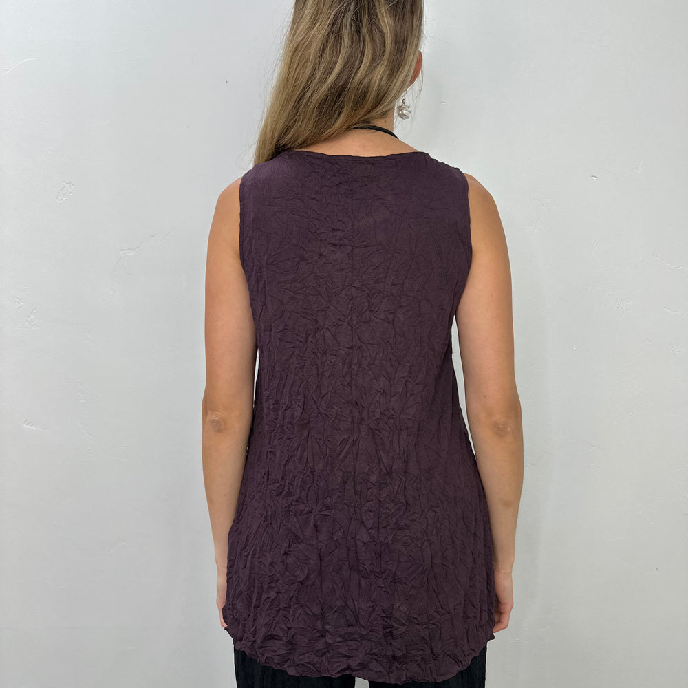 
                  
                    Liz Crinkle Tank - Maple
                  
                