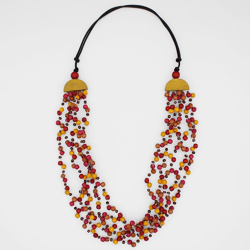 Erika Multi Color Statement Necklace