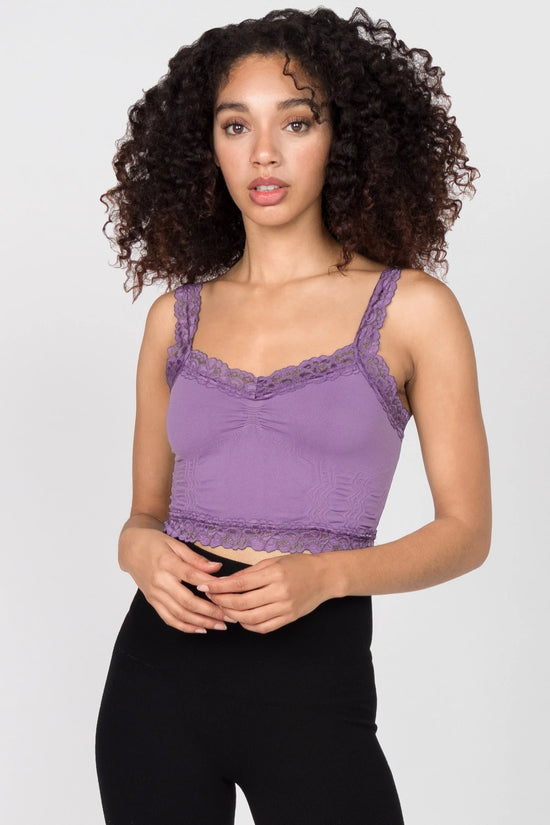 Mystic Orchid Bralette with Lace