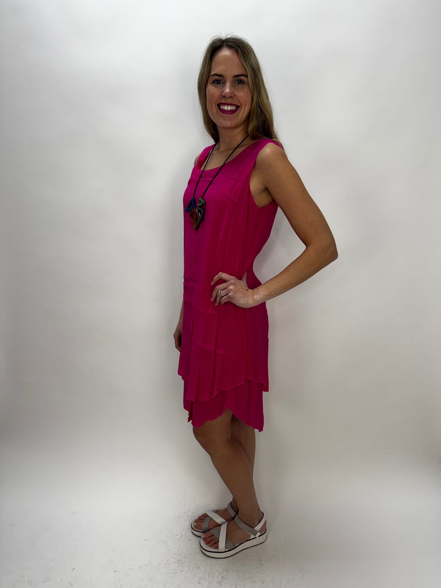 color me cotton dresses Complete Me Cotton Midi Dress (Women)