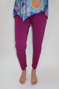 Huckleberry Pink Full Length Cotton Legging