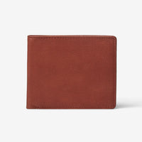 Brandy Brown Genuine Leather RFID Slim Wallet