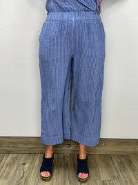 Lavender Stripe Cotton Gauze Pant