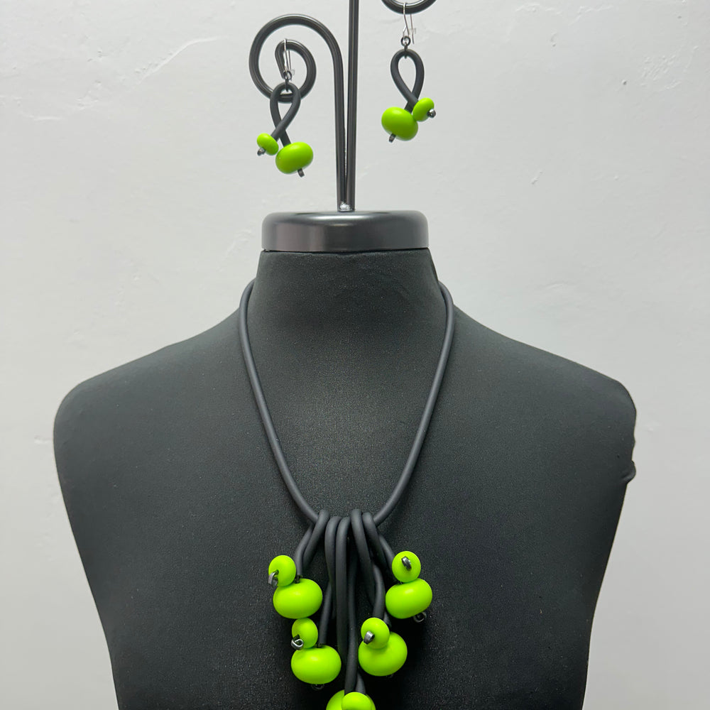 
                  
                    Green Abby Clusters Necklace
                  
                