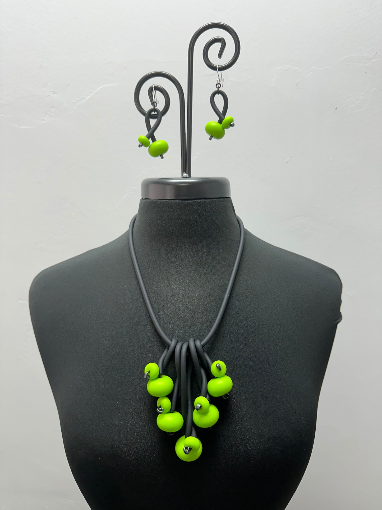 Green Abby Earrings