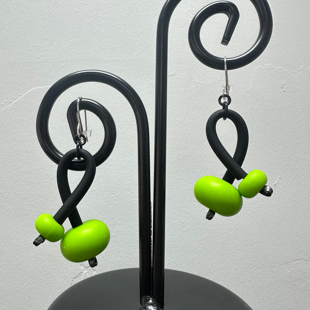 Green Abby Earrings