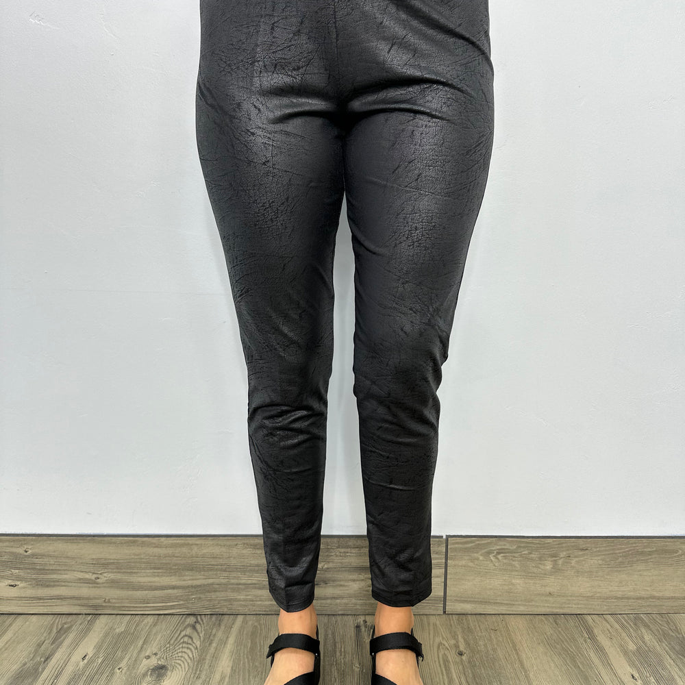 
                  
                    Black Faux Leather Legging
                  
                