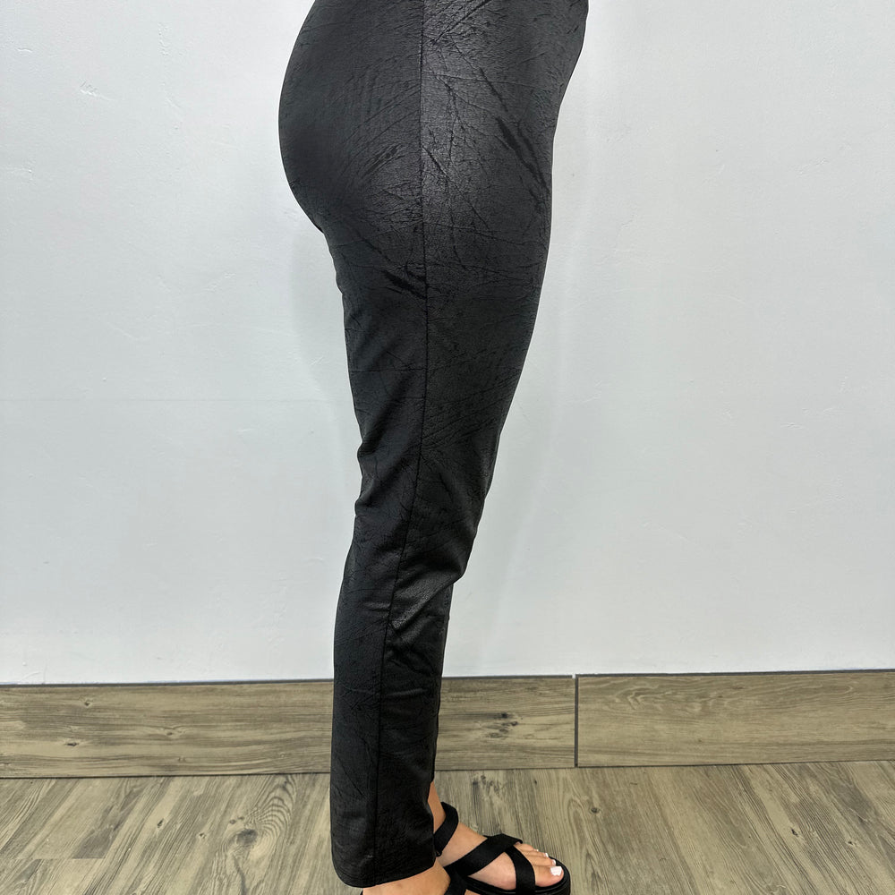 
                  
                    Black Faux Leather Legging
                  
                