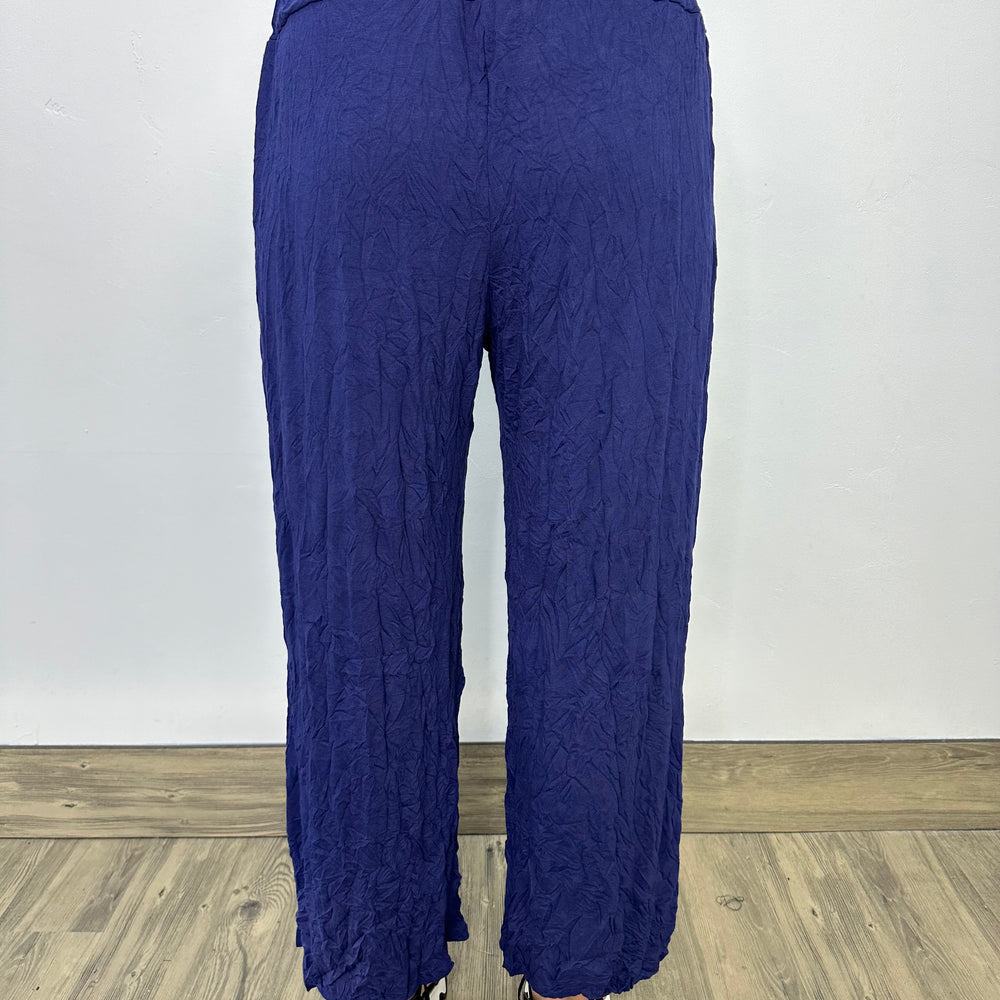 
                  
                    Larshell Crinkle Pant with Side Slits - Venus Purple
                  
                