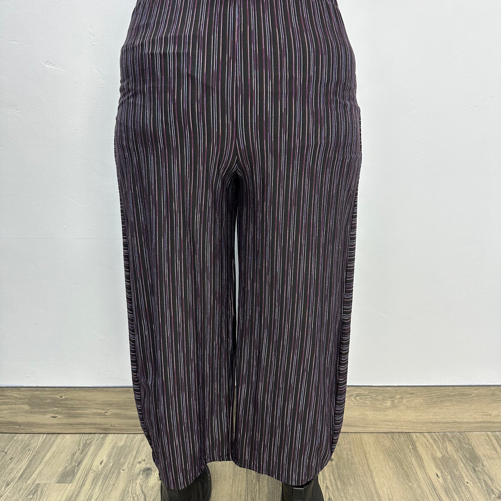 
                  
                    Raisin Purple and Black Stripe Jade Pant
                  
                