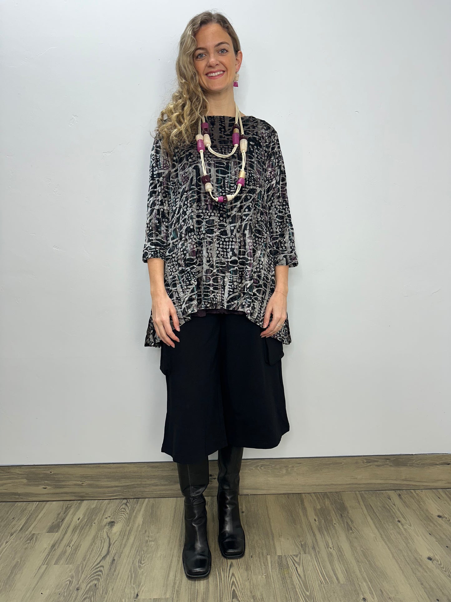 Crushed Velvet Twilight Dima Tunic