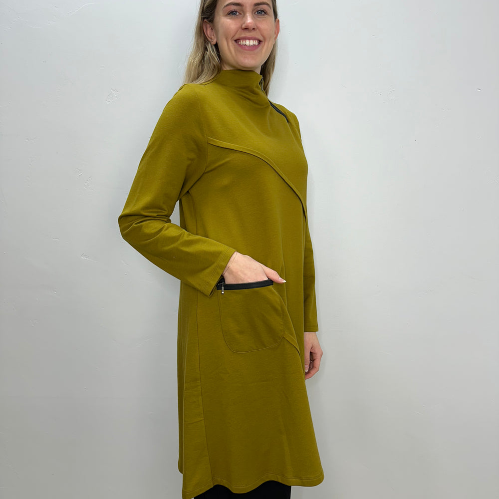 
                  
                    Marsh Avocado Long Sleeve French Terry Dress
                  
                