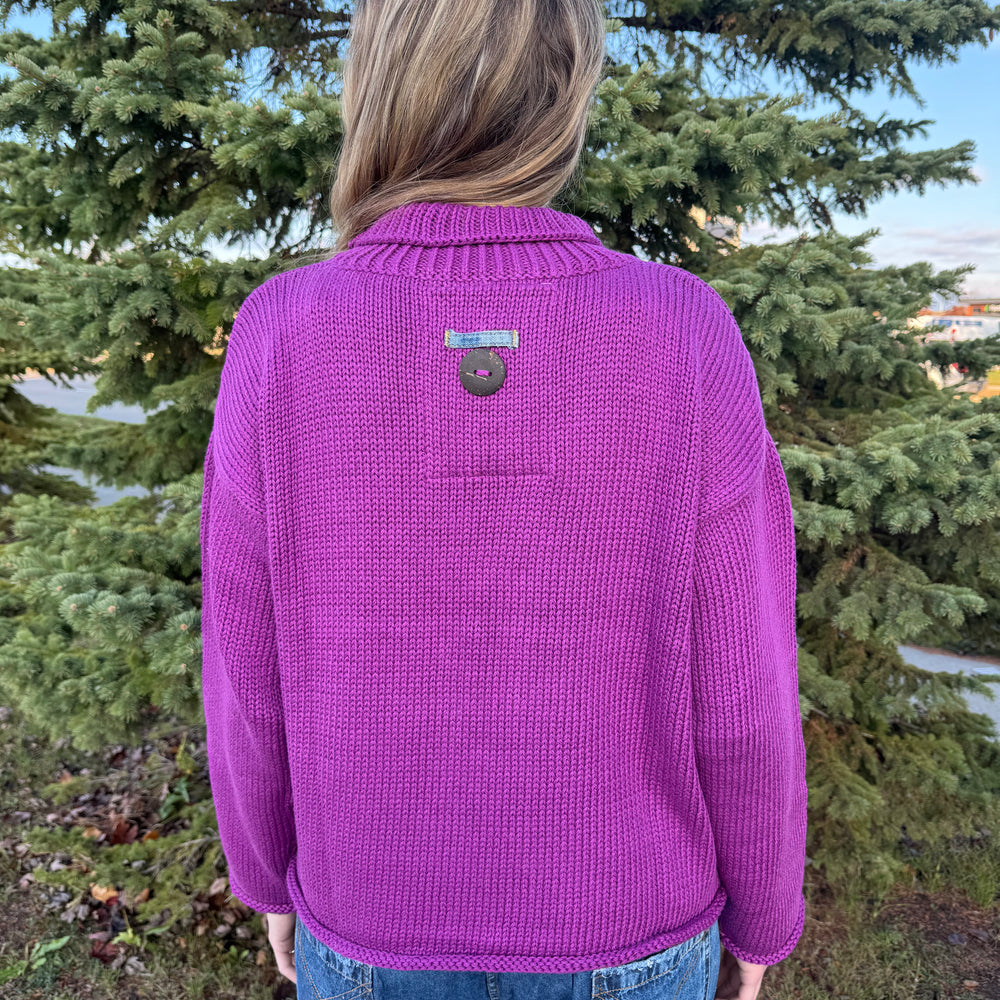 
                  
                    Violet Purple Denim Sweater - One Size
                  
                