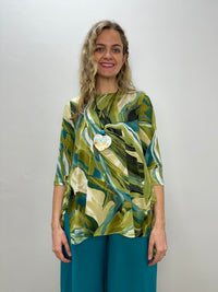 Rainforest Waves ITY Long Sleeve Reanna Top