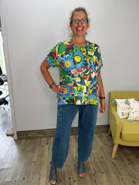 Sunflower Light Knit Top with Front Seam