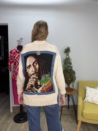 Bob Marley Cream Rockstar Cardigan - One Size