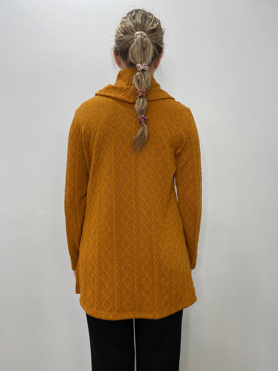 Load image into Gallery viewer, Nutmeg Knit Cowl Neck Tunic
