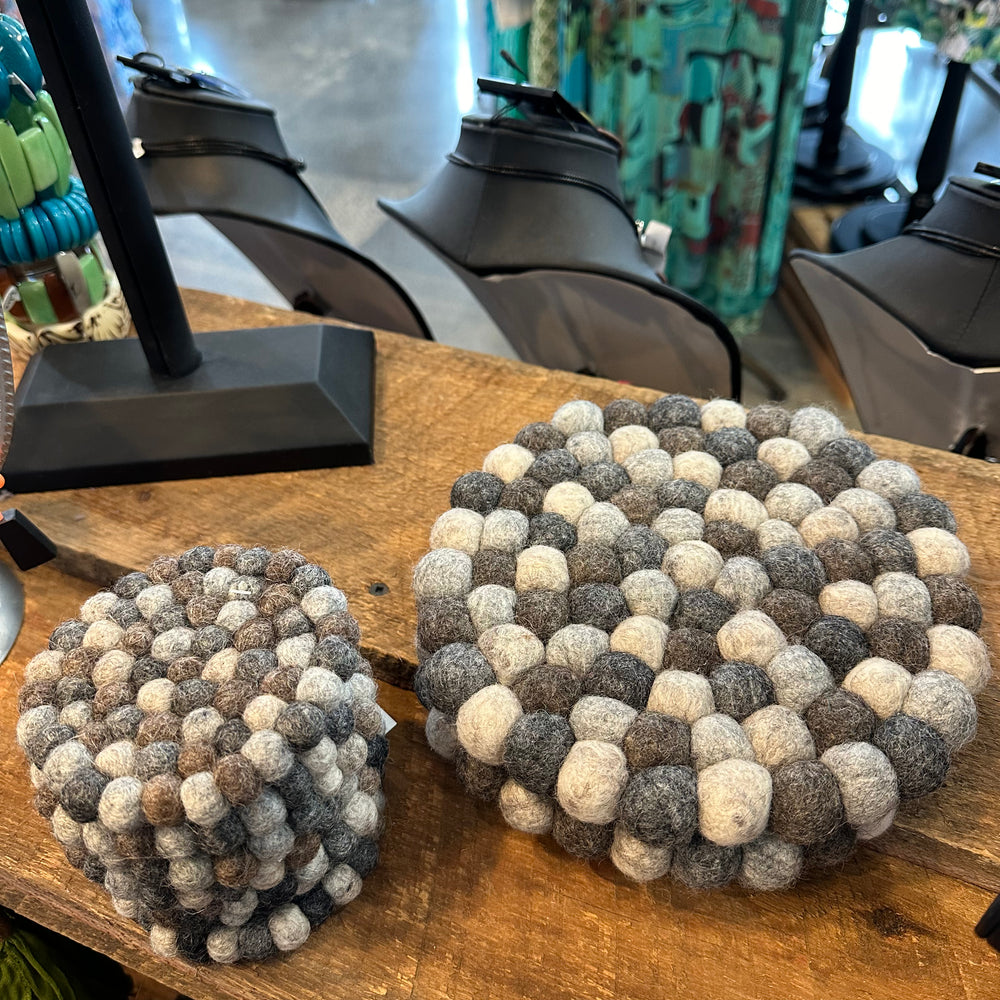 
                  
                    Wool Felt Coasters - Gray
                  
                