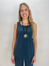 Lapis Blue Indiana Sleeveless Tank