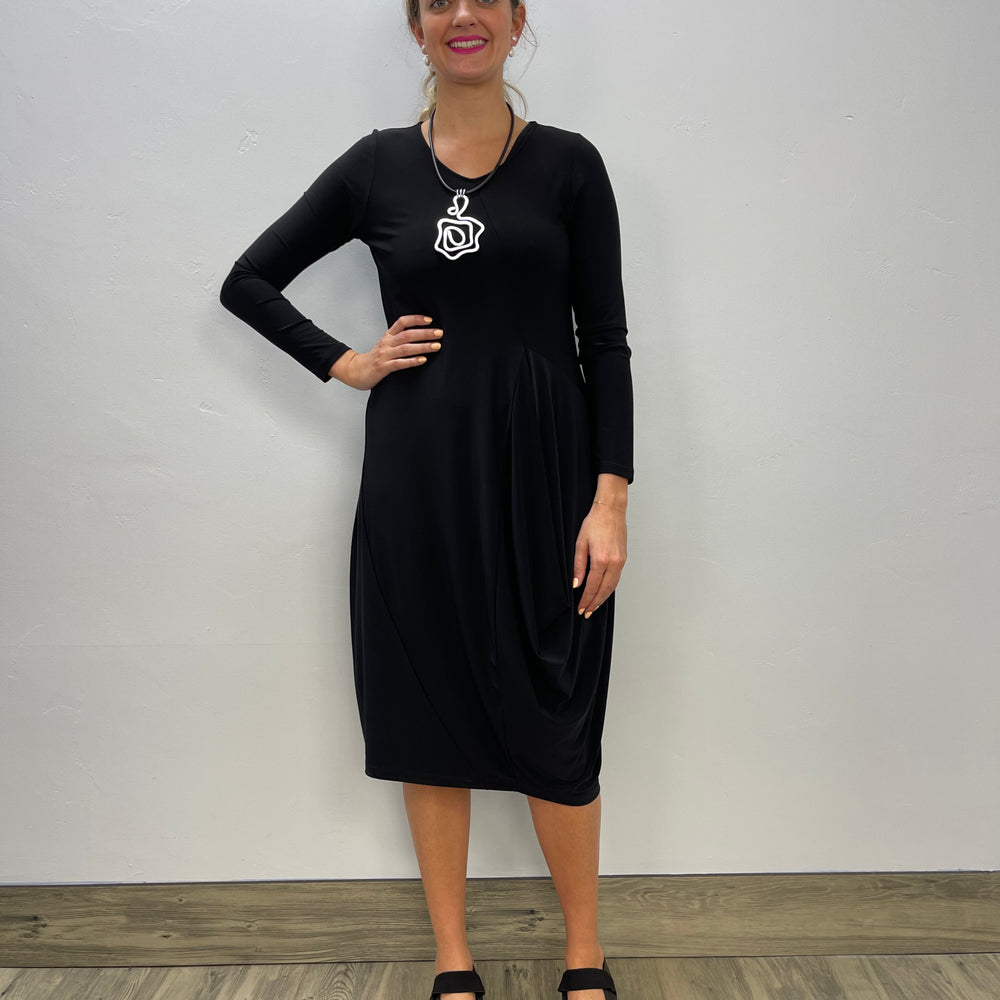 Black Long Sleeve McKinley Dress