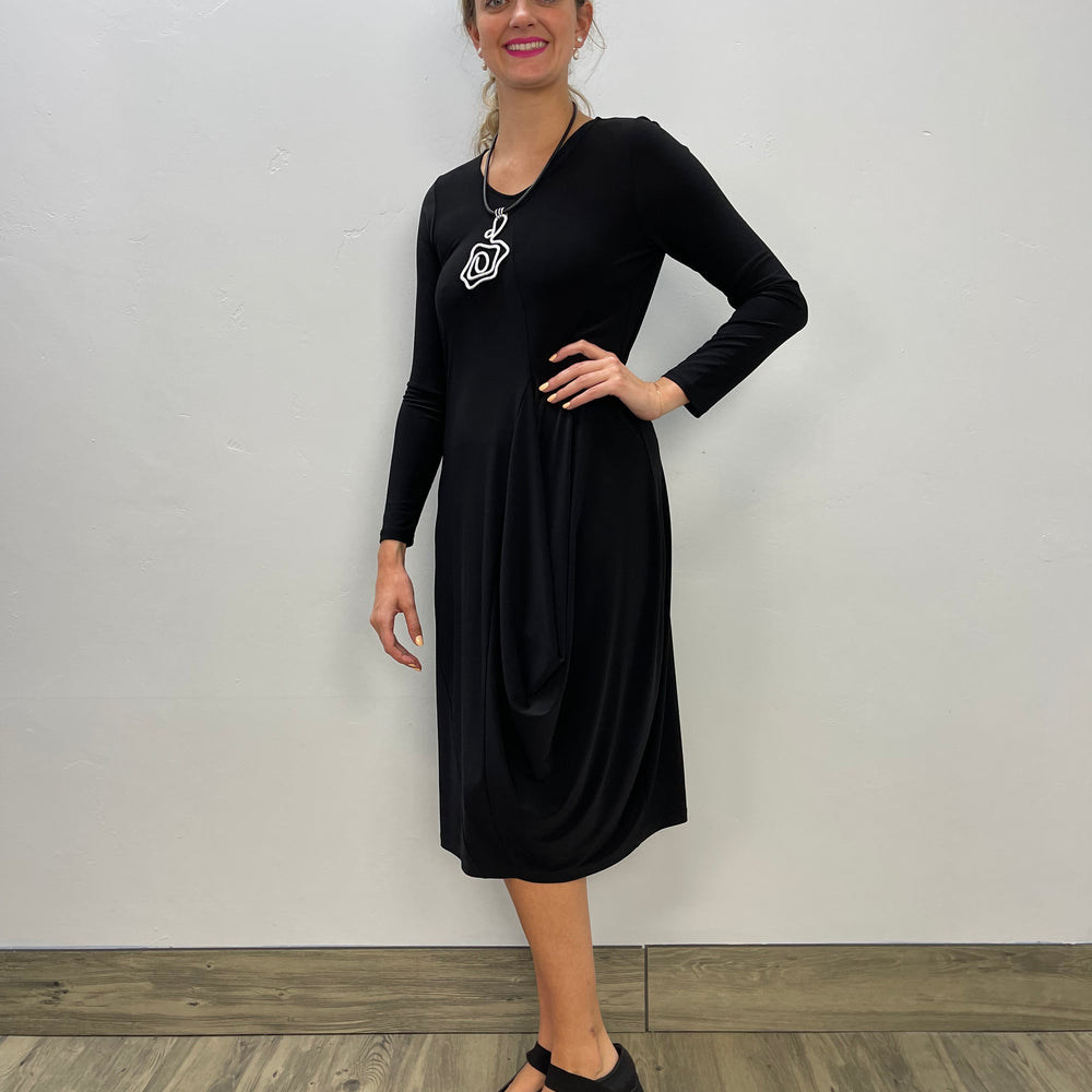 Black Long Sleeve McKinley Dress