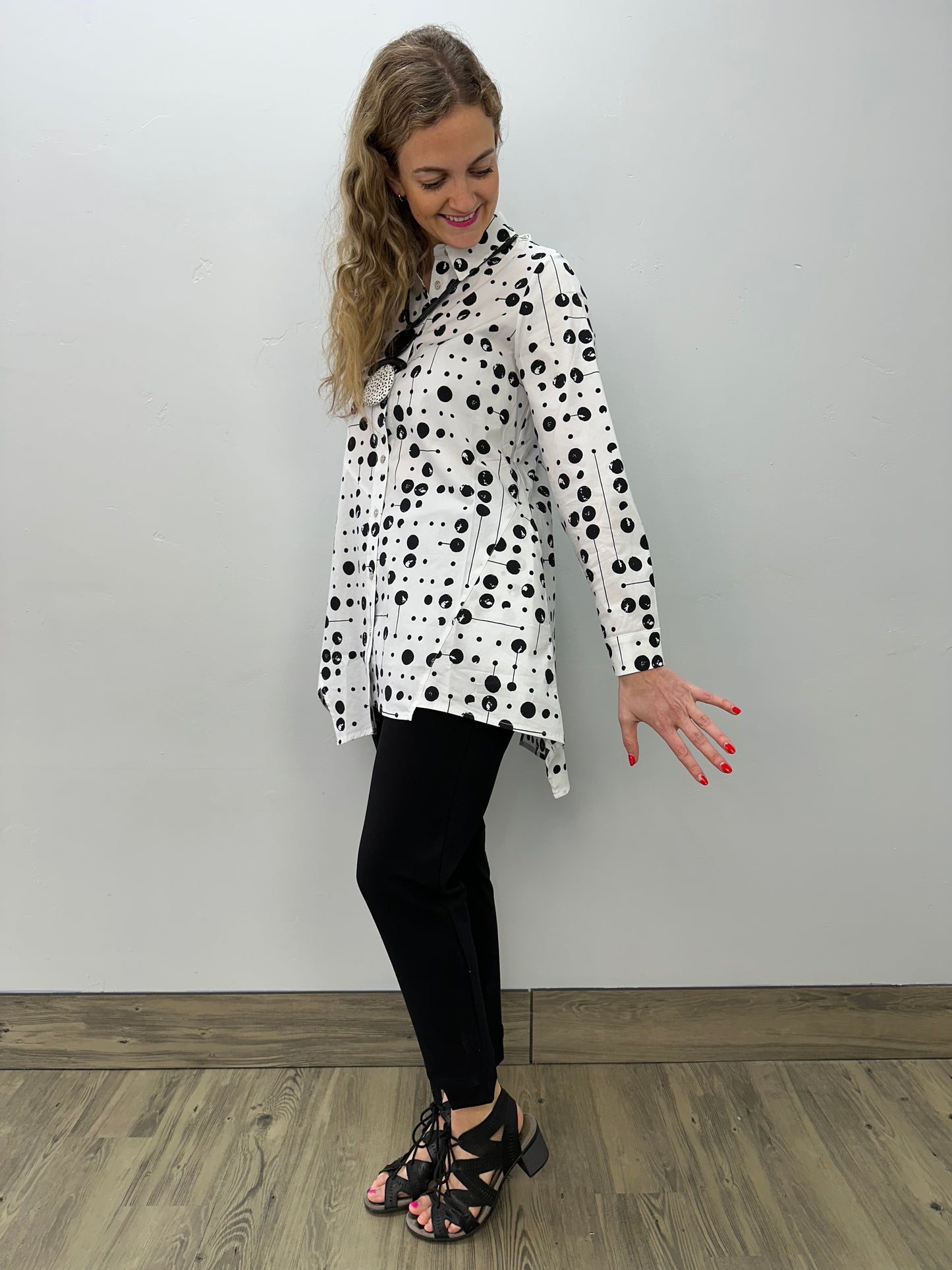 White Poppy Pepper Blouse