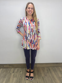 Colorful Pattern Swing Top