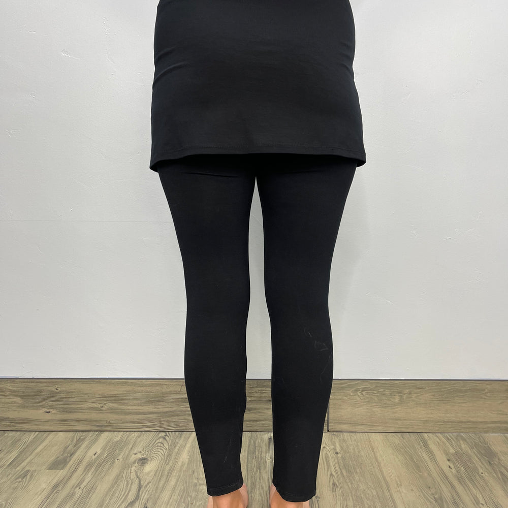 
                  
                    Black Skirted Full Length Legging
                  
                