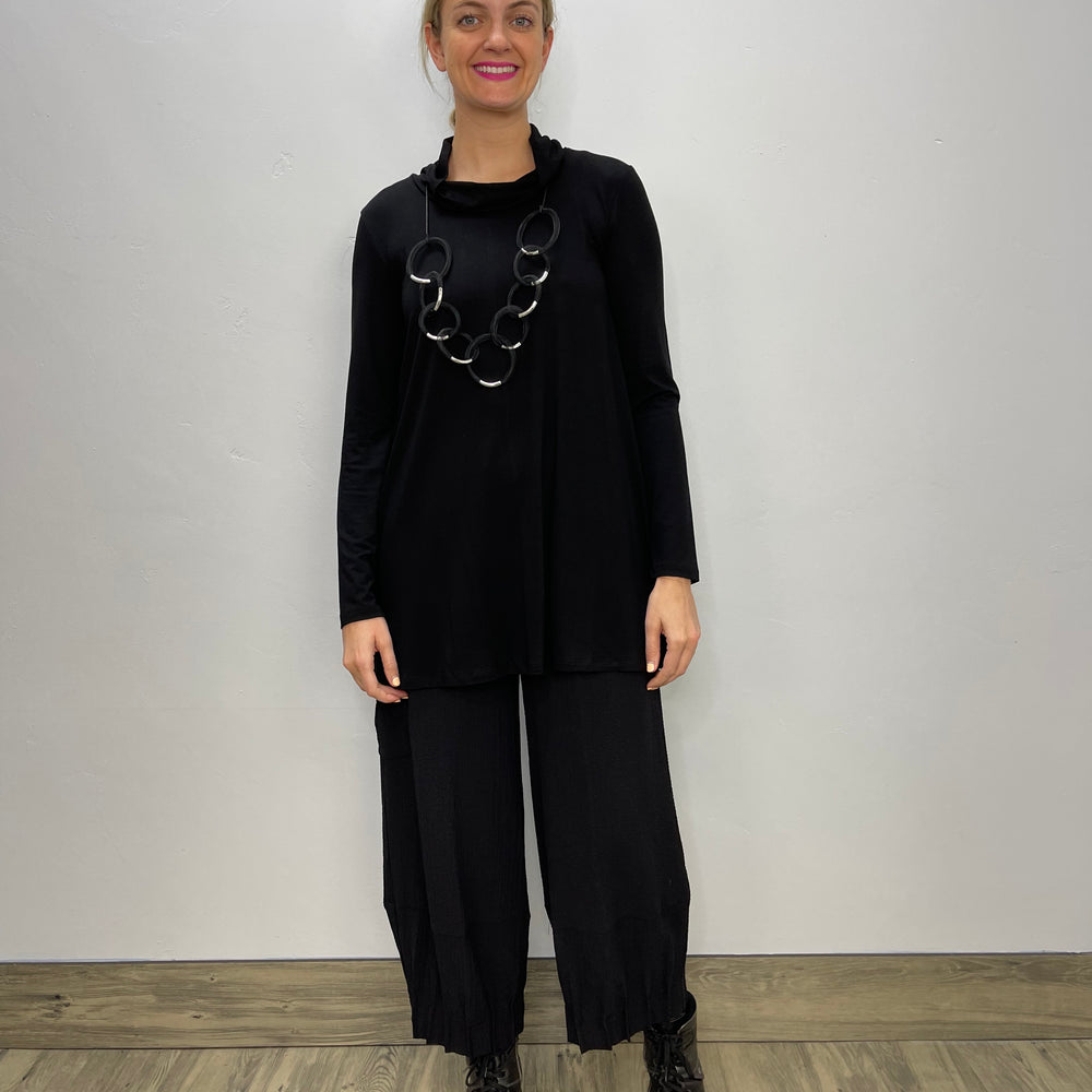 
                  
                    Black Tencel Janesse Tunic
                  
                