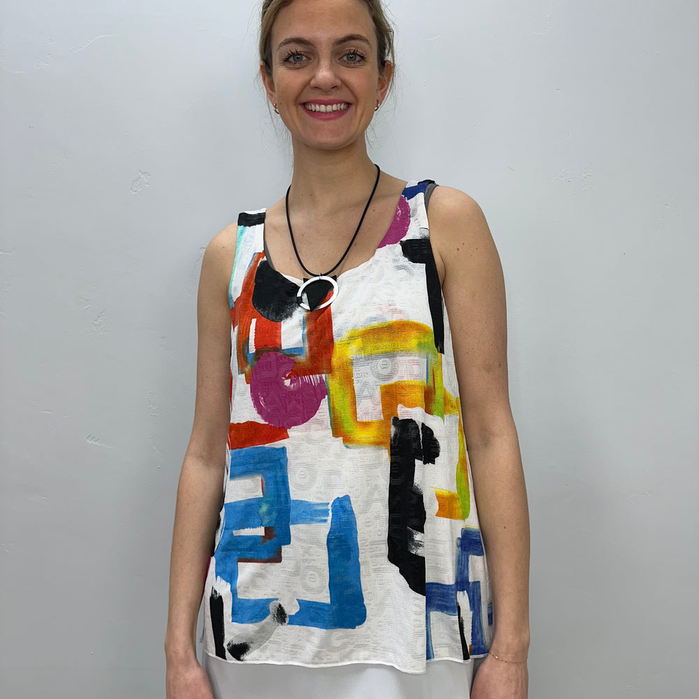 Sleeveless Layered Tunic