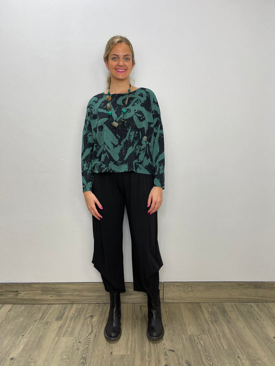 Load image into Gallery viewer, Addison Printed Alpine Long Sleeve Top

