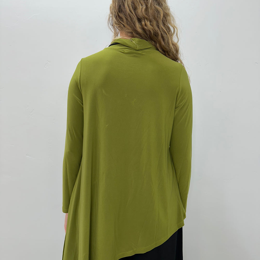 
                  
                    Pear Green Janira Asymmetrical Long Sleeve Top
                  
                