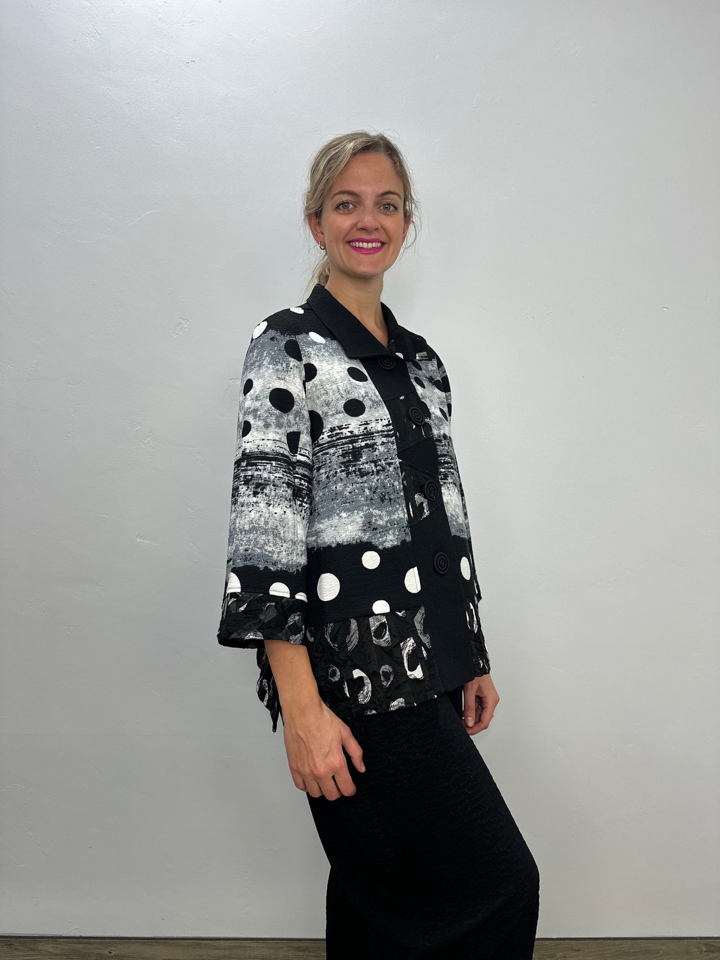 Black and White Pattern Jacket