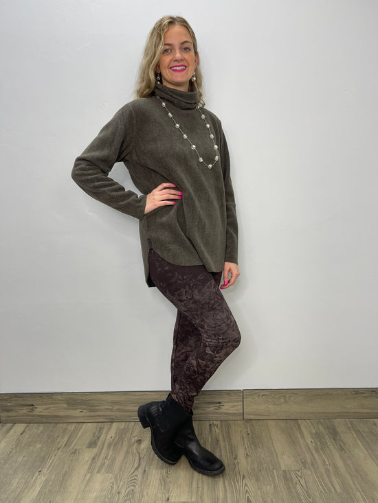 Long Sleeve Mock Neck Tunic