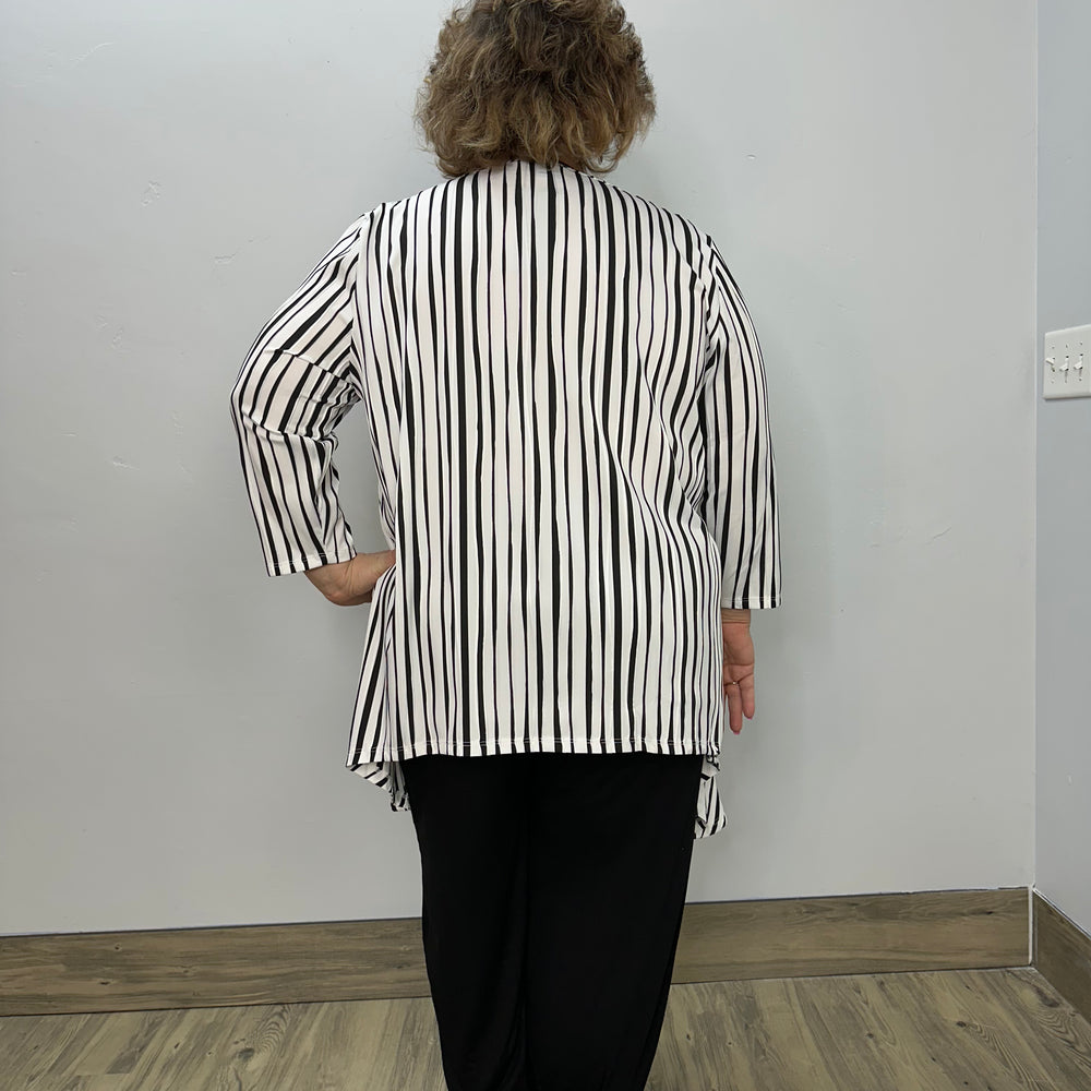 
                  
                    Black and White Stripe Dre Tunic
                  
                