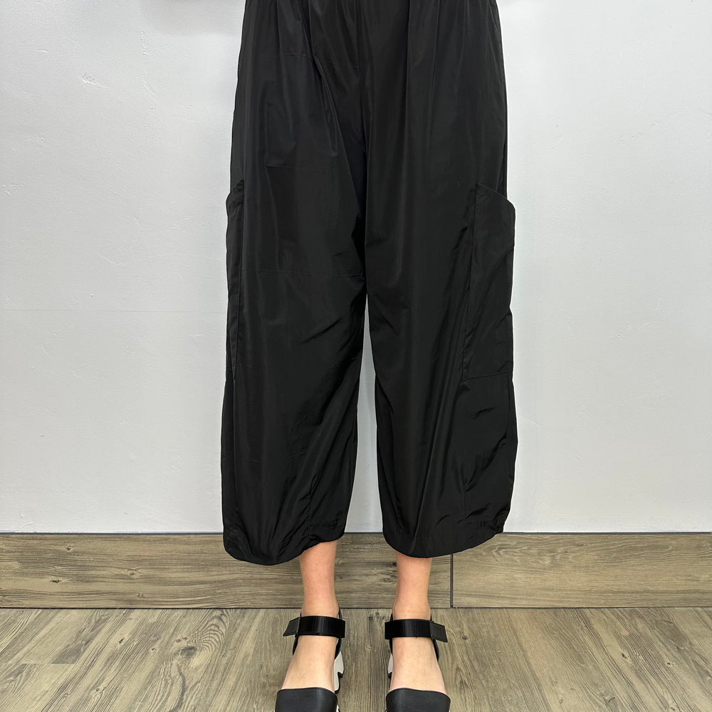 Black Nylon Pasha Pant