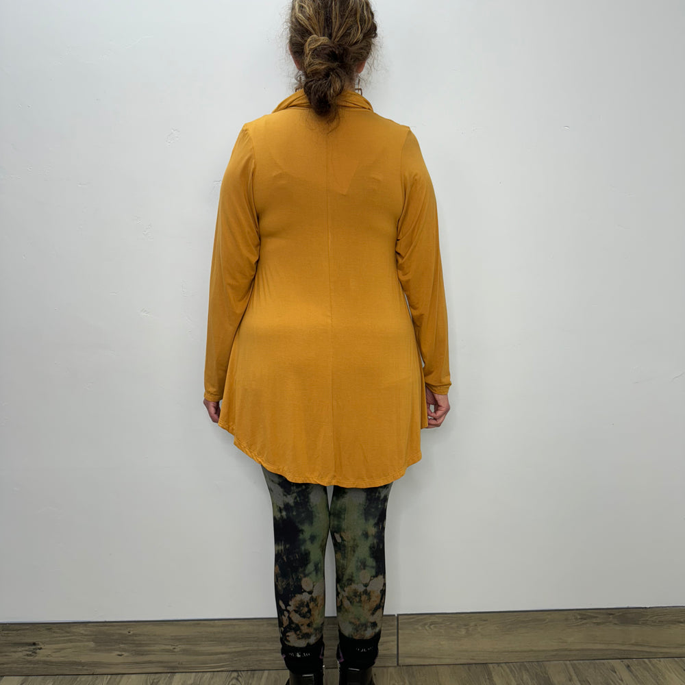 
                  
                    Long Sleeve Modal Cowl Neck - Mustard
                  
                