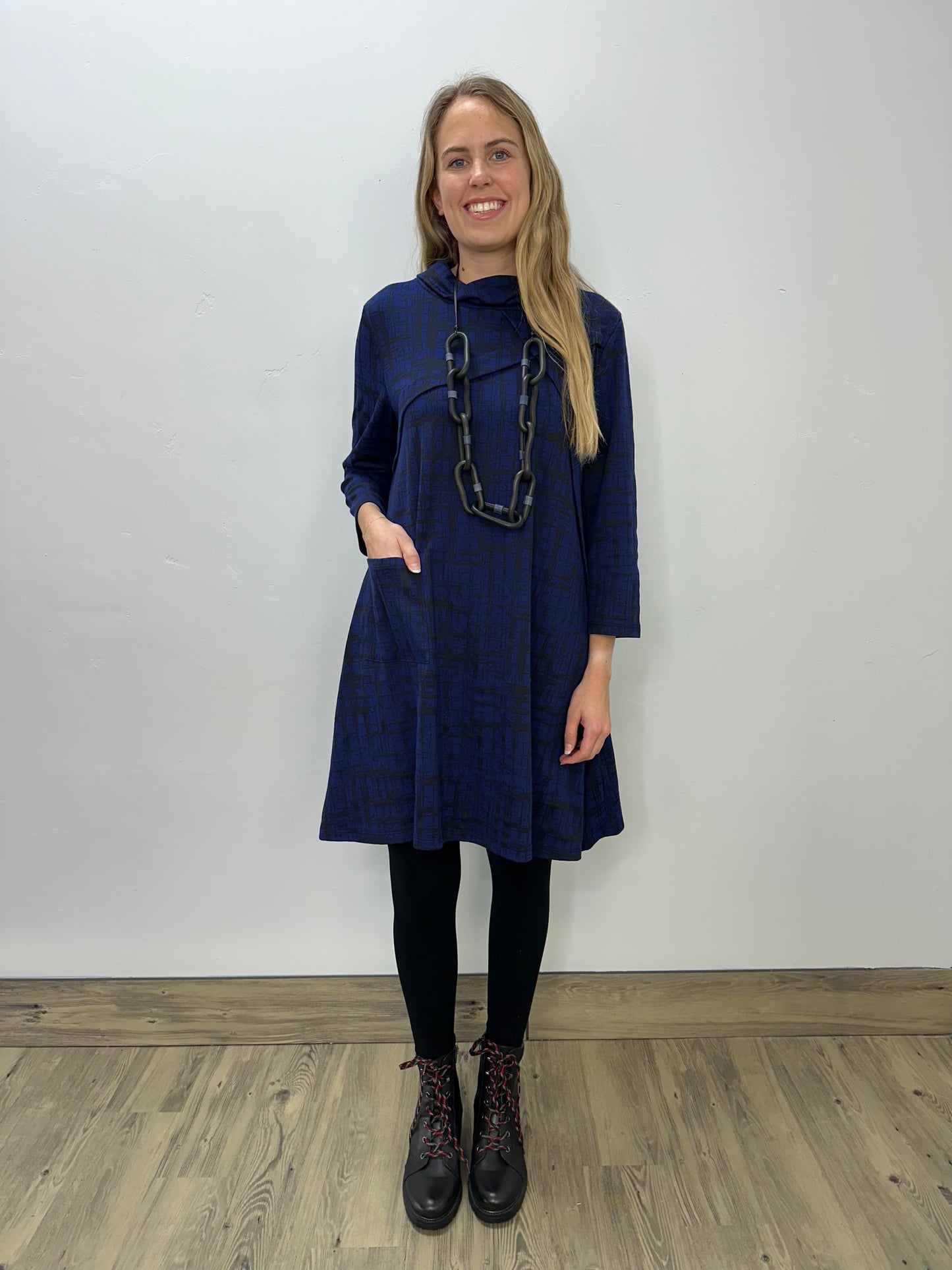 Rain Blue Hashtag Scout Dress