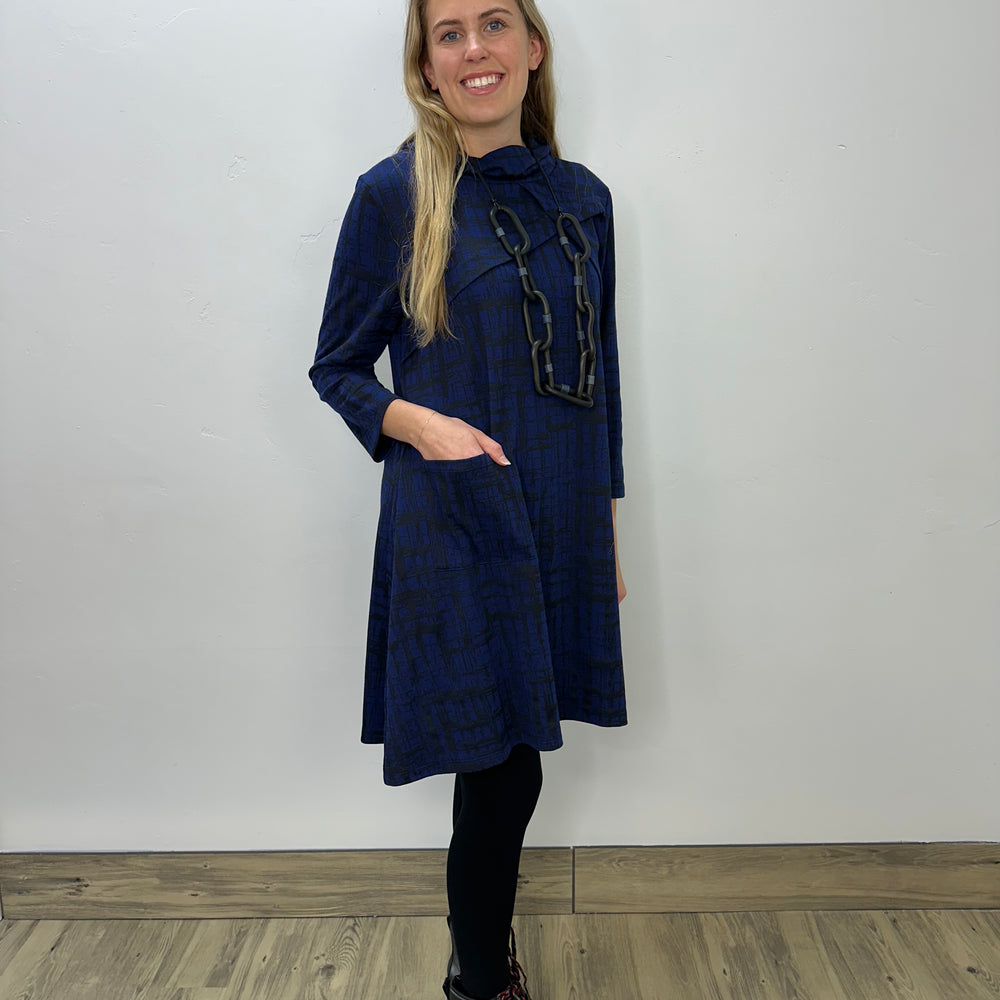 Rain Blue Hashtag Scout Dress