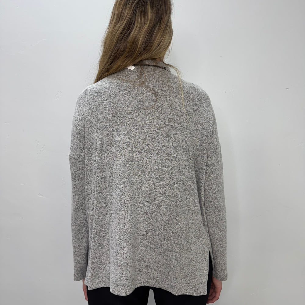 
                  
                    Heather Grey Cowl Top
                  
                