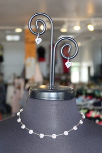 Heart Crystal Earrings