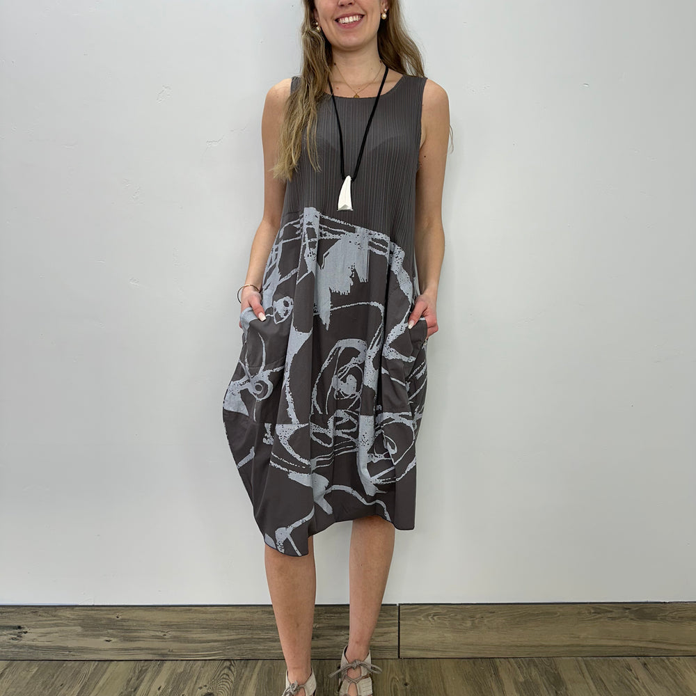 Dusk Sleeveless Cotton Dress