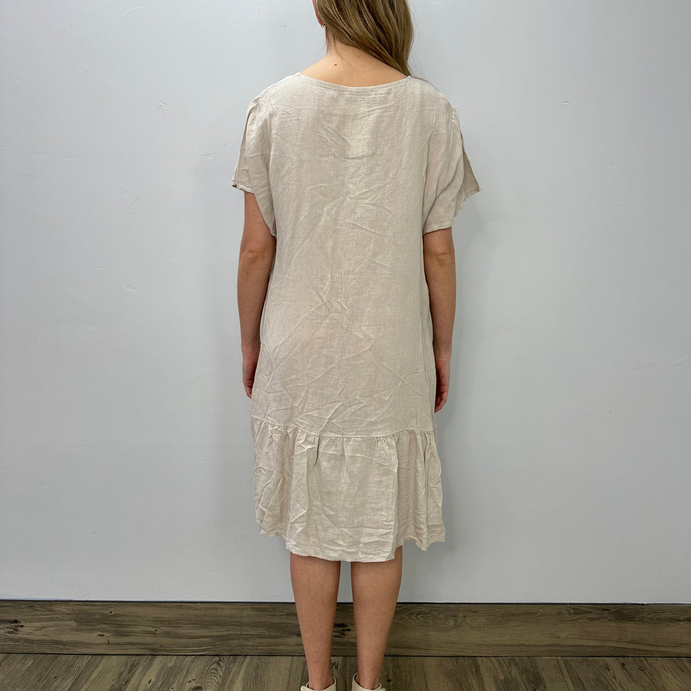 
                  
                    Sand Linen Wide Boxy Dress Dress
                  
                