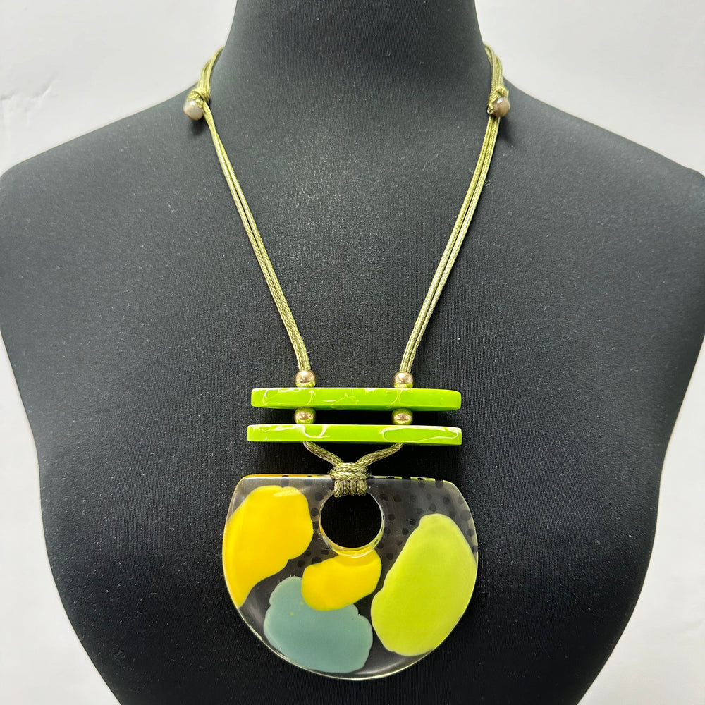 
                  
                    Yellow and Lime Necklace
                  
                