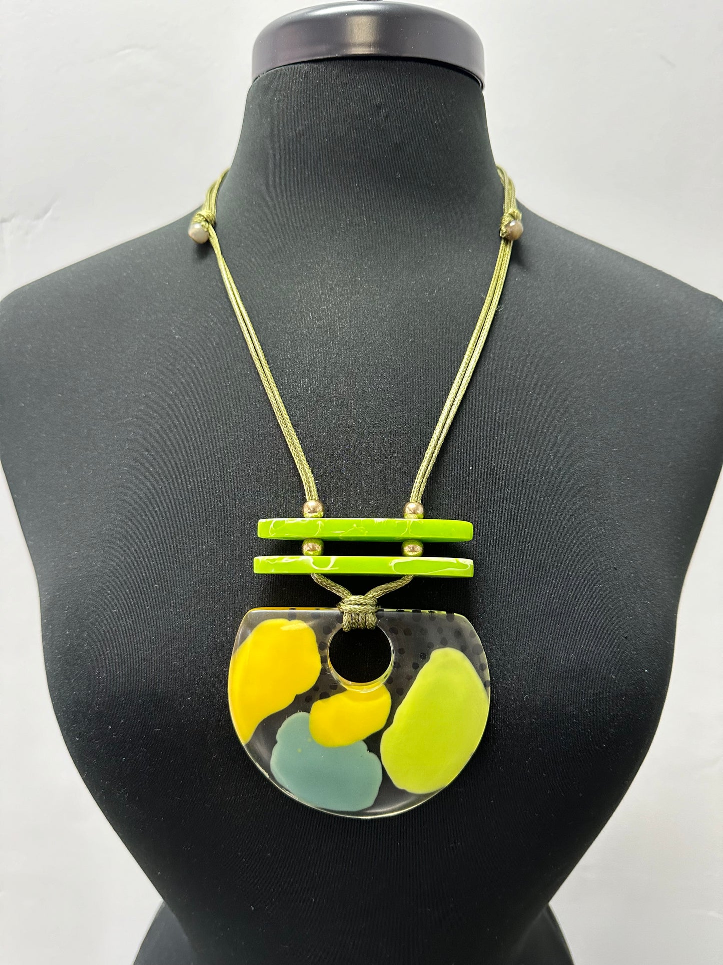 Yellow and Lime Necklace