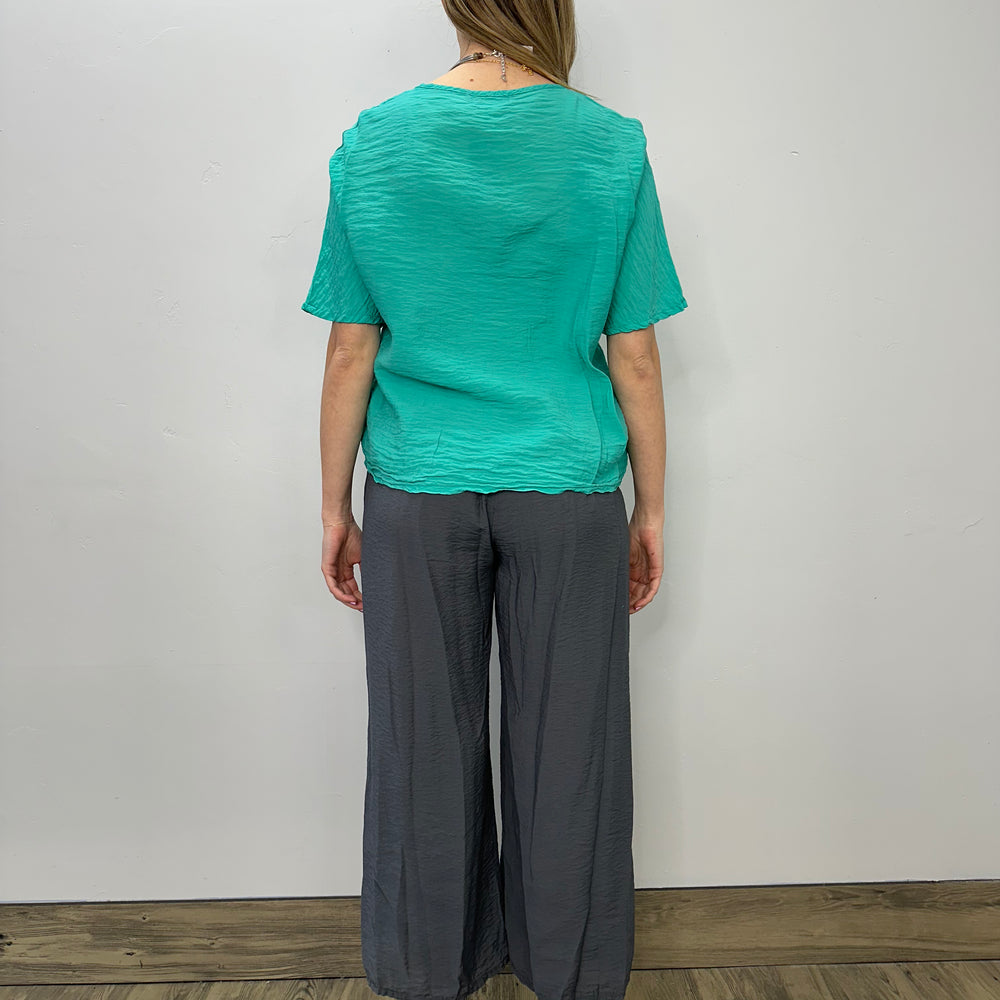 
                  
                    Emerald Crop Top with Pocket
                  
                